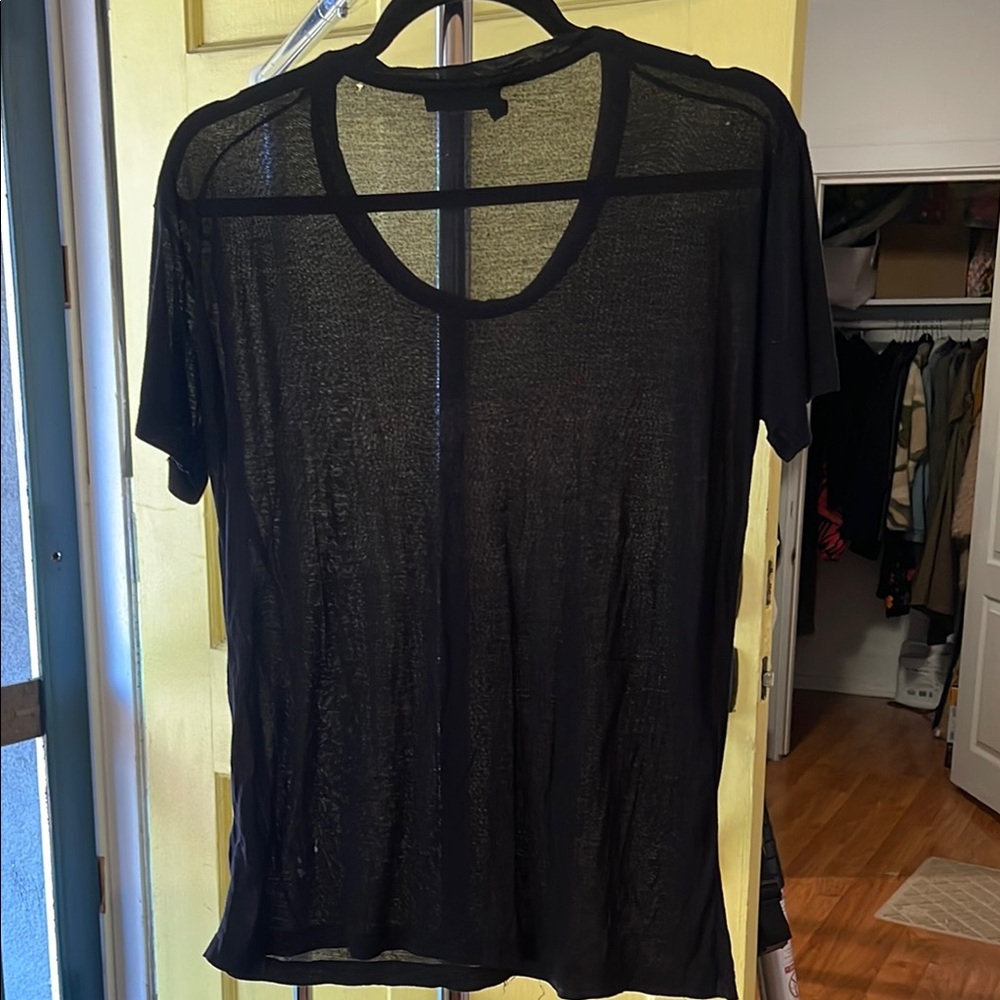The Kooples Black CREEP Tee - Picture 4 of 4